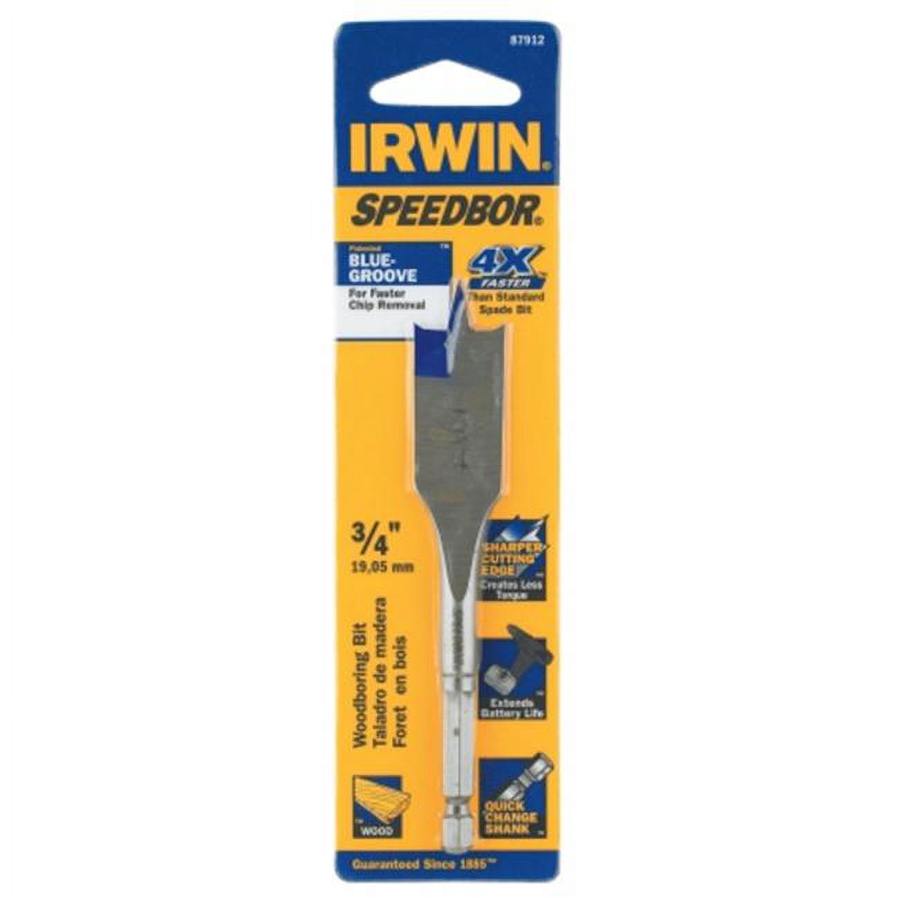 Irwin Speedbor Schneckenbohrer 16 Mm (5/8") X 431 Mm (17") - Mit WeldTec Technologie