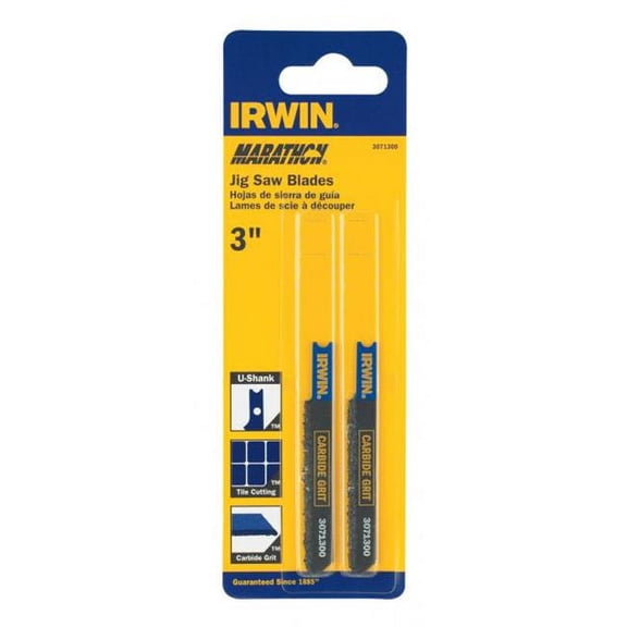 Irwin Industrial Tools Jig Saw Blade 3 in. 5-32 Carbide Grit