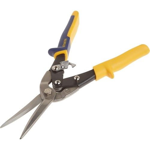 IRWIN 21304ZR Extra Cut Multi-Purpose Snips, Cuts Straight and Curves