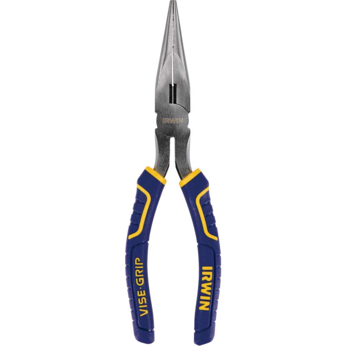 IRWIN VISE-GRIP Long Nose Pliers with Wire Cutter, 8", 2078218 — Heavy-Duty Construction, Professional Use