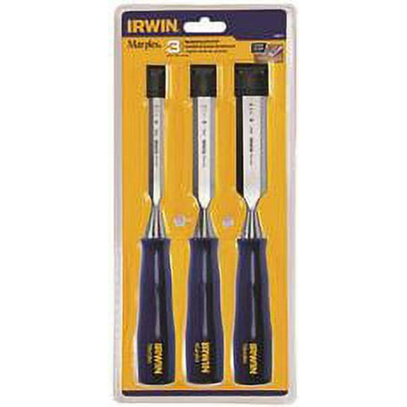 Irwin Marples Woodworking Chisel Set 3 Piece (1/2 In., 3/4 In., 1 In.)