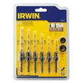 thumbnail image 1 of Irwin Multi Size Dia. Steel Wood Countersink 1/4 in. Round Shank 8 pc., 1 of 9