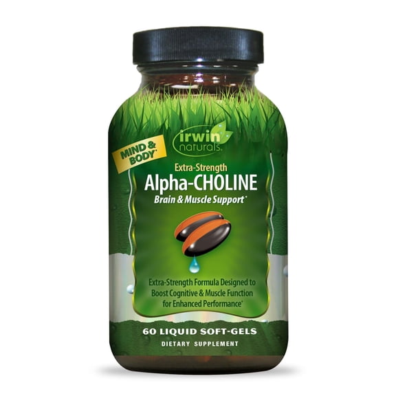 Irwin Natuals Extra-Strength Alpha-Choline Brain & Muscle Support 60ct