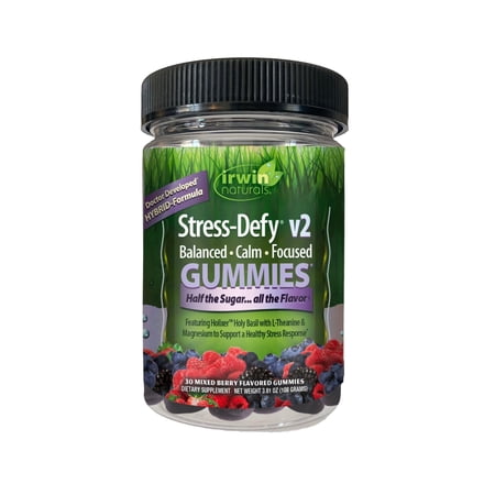 Irwin Natuals GUMMIES Stress-Defy v2 Balanced Calm Focused 30ct