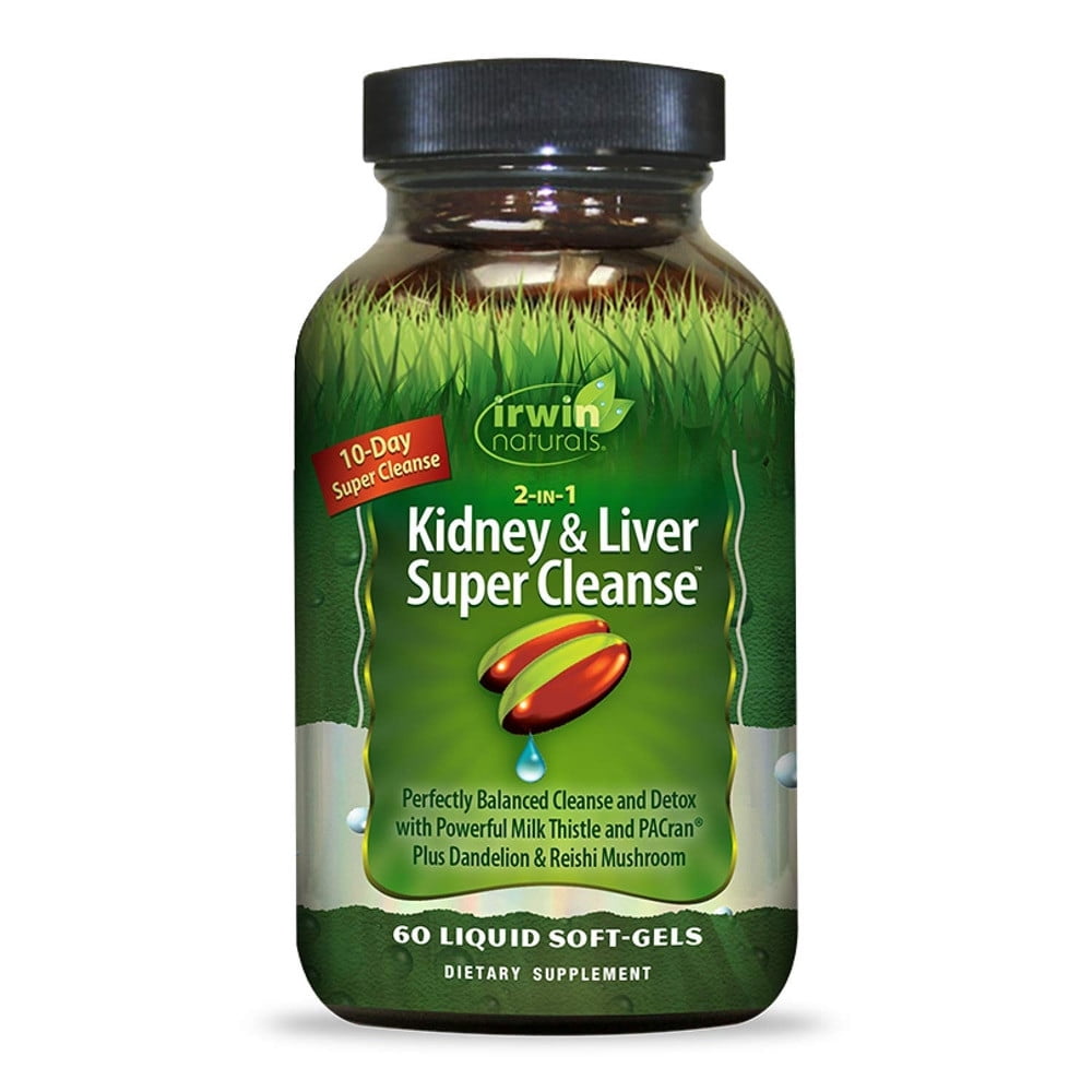 Irwin Naturals 2In1 Kidney & Liver Super Cleanse 60 Liquid