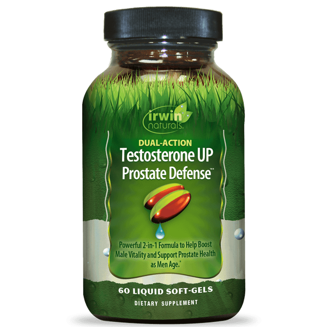 Irwin Naturals Testosterone UP, Dual-Action Prostate Defense, Hormone ...