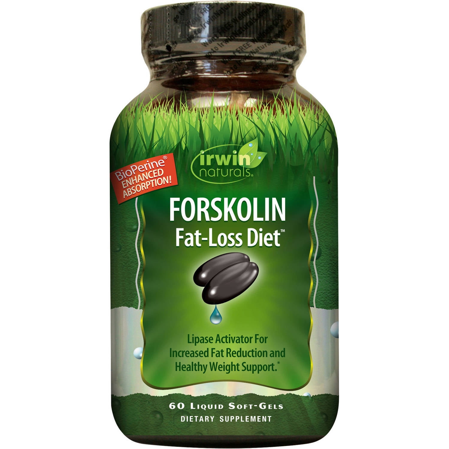 Irwin Naturals Forskolin FatLoss Diet 60 Liquid Soft Gels