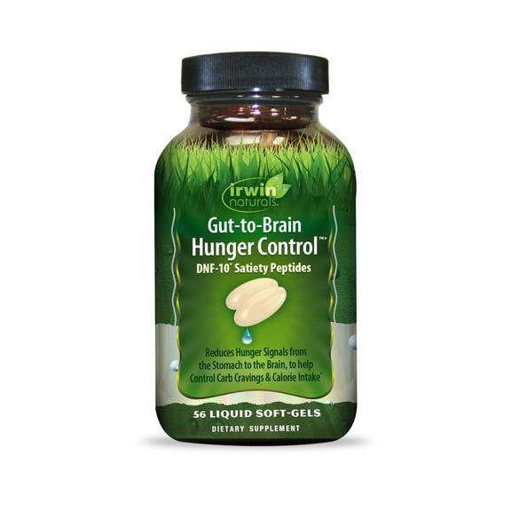 Irwin Naturals Gut-to-Brain Hunger Control, 56 Soft Gels