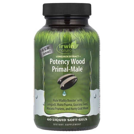 Irwin Naturals Longjack Extract + Potency Wood Primal-Male 60 Softgel