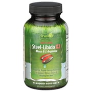 Irwin Naturals Mens Steel Libido X2 75 Soft Gels Maca & L-Arginine