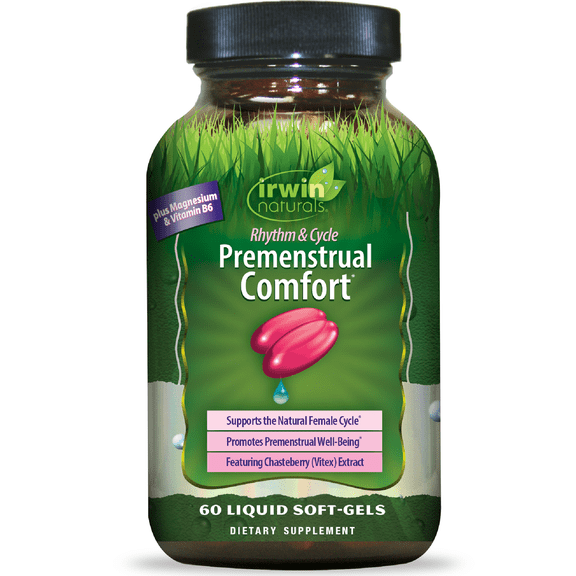 Irwin Naturals Rhythm & Cycle Premenstrual Comfort 60ct