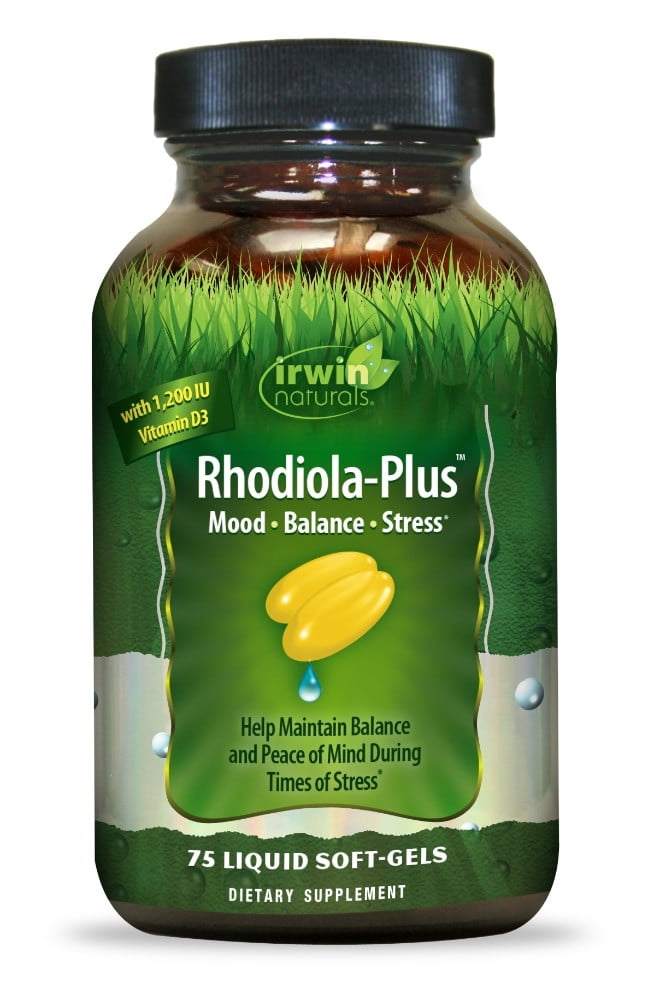 Irwin Naturals RhodiolaPlus 75 Liquid Softgels