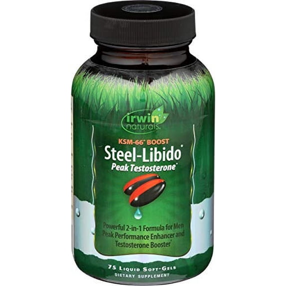Irwin Naturals Steel Libido Peak Testosterone, 75 Count