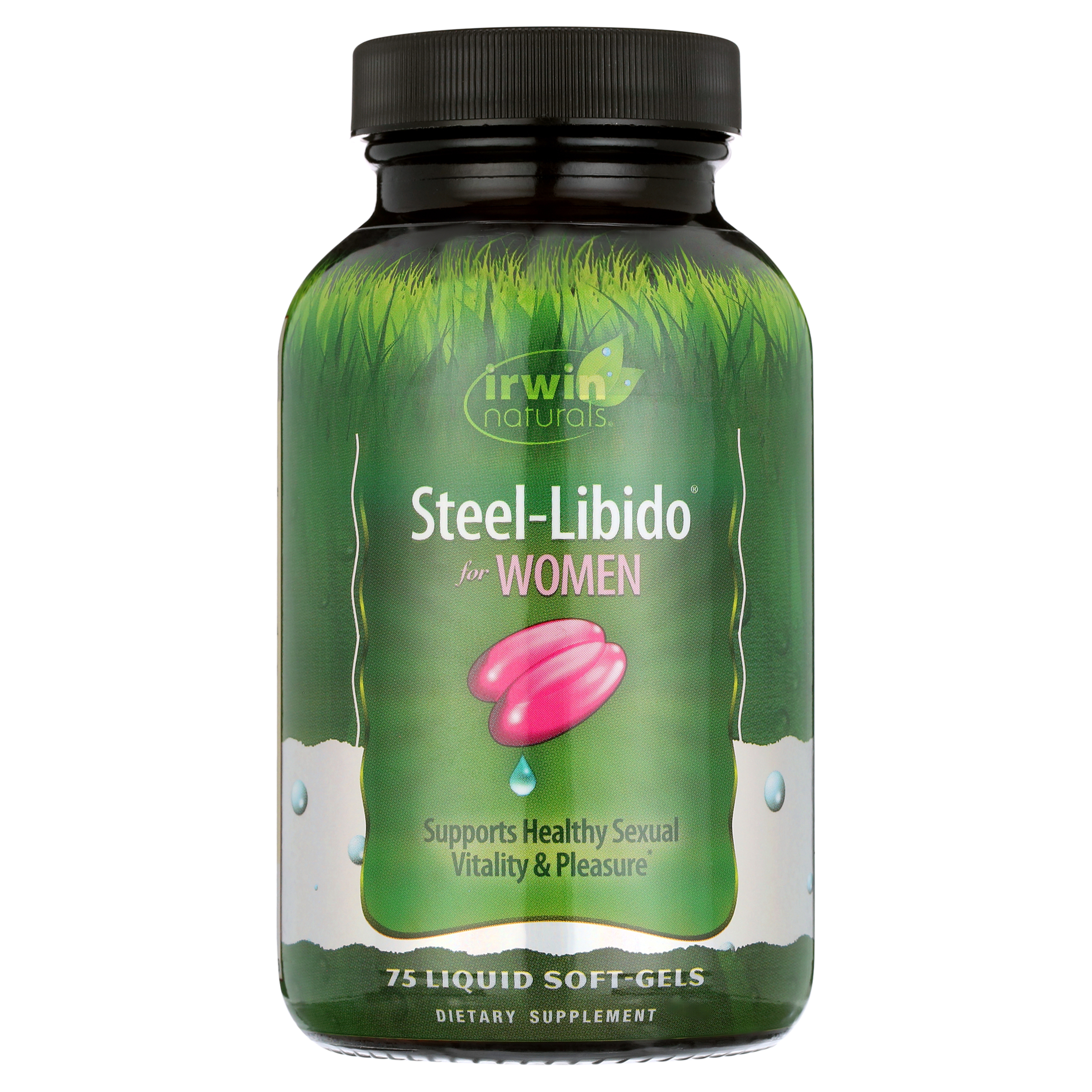 Irwin Naturals - Steel-Libido for Women, Dietary Supplement, 75 Liquid Softgels - image 1 of 6