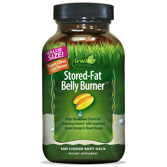 Irwin Naturals Econo Size Stored Fat Belly Burner  150 Liquid Soft-Gels
