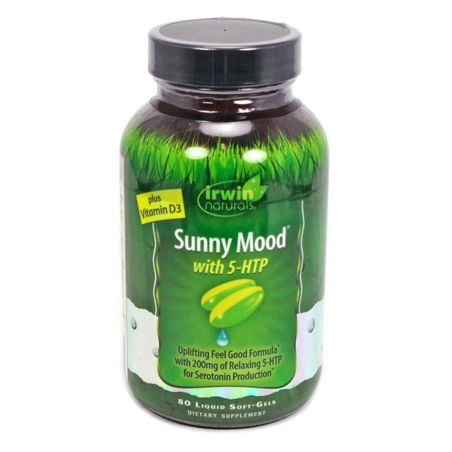 Irwin Naturals Sunny Mood with 5 HTP 80 Softgels