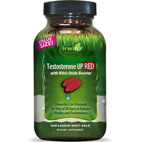 Irwin Naturals Testosterone UP RED with Nitric Oxide Booster