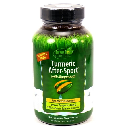 Irwin Naturals Turmeric + Joint Recovery, Boswellia & Magnesium , 60 Liquid Soft-Gels