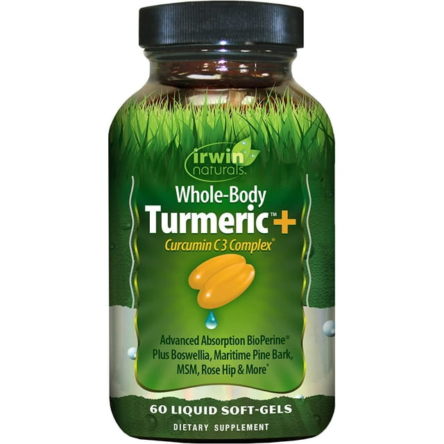 Irwin Naturals Whole Body Turmeric And Curcumin C3 Complex, 60 Ct ...