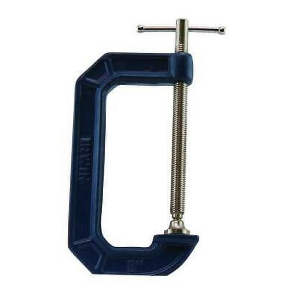 Irwin Quick-Grip 5 in. x 3-1/4 in. D Adjustable C-Clamp 900 lb. 1 pc.