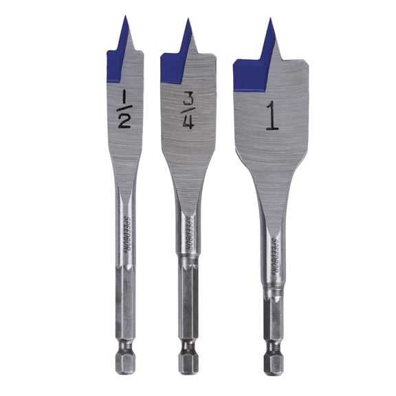 Irwin Speedbor Steel Wood Boring Bit 1/4 in. Quick-Change Hex Shank 3 pc.