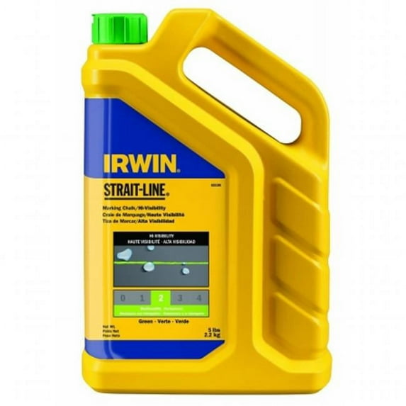 Irwin Strait-Line 5-Lb. Fluorescent Greenchalk Refill