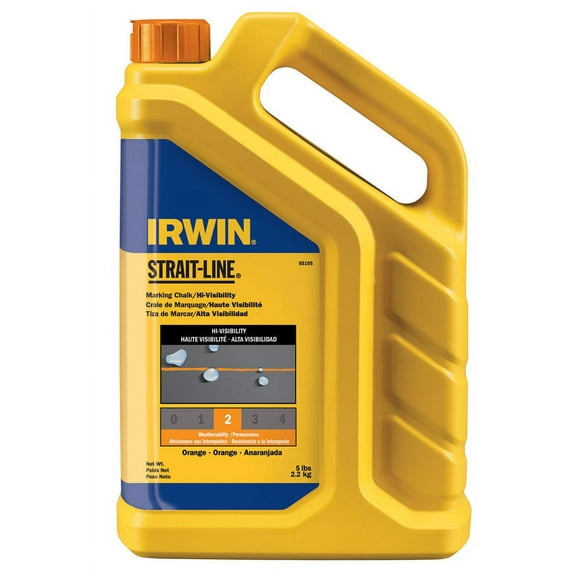 Irwin Strait-Line 5 lb. Permanent Marking Chalk Orange