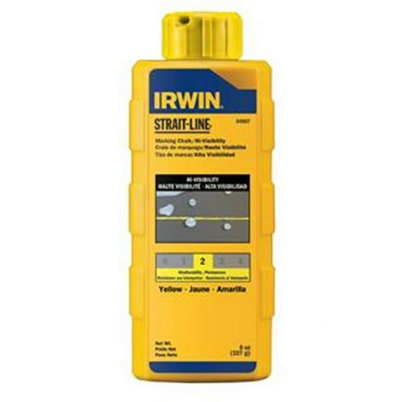 Irwin Strait-Line 586-64903 8 Oz. Yellow Marking Chalk