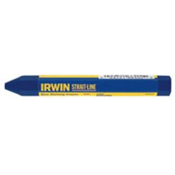 Irwin Strait-Line 586-66402 Blue Marking Lumber Crayons - Blue