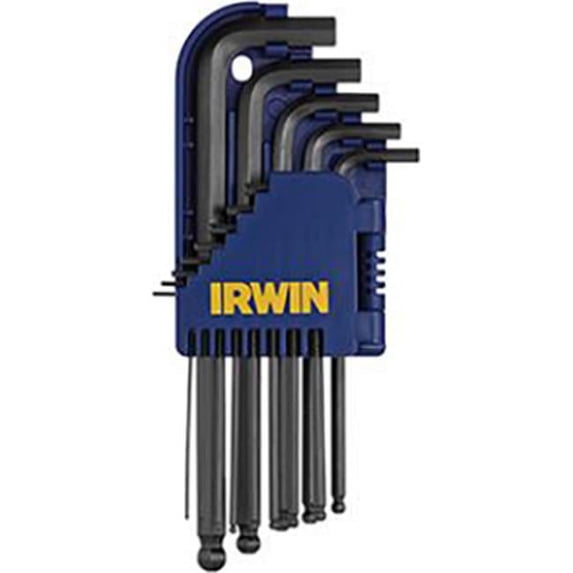Irwin Tool 2001397 13 Piece Sae Ball-End Long Arm Hex Key Set, Chrome Vanadium