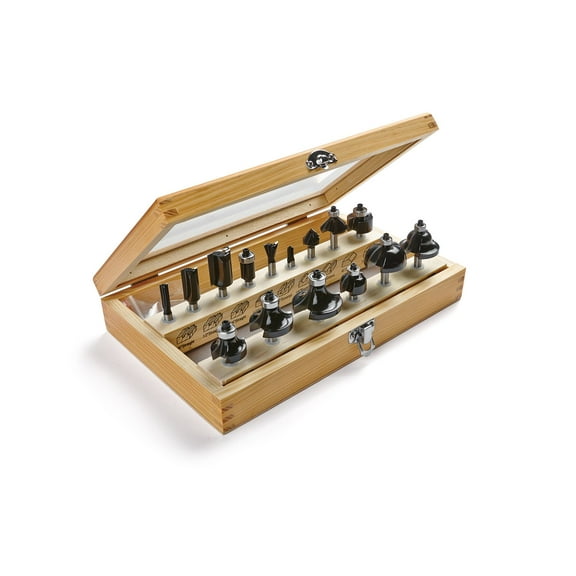 Irwin Tools 1901048 Marples Deluxe Router Bit Set (15 Piece)