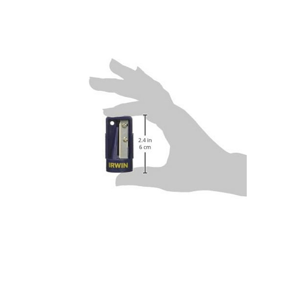 Irwin Carpenter Pencil Sharpener 233250 Handheld Manual - Blue