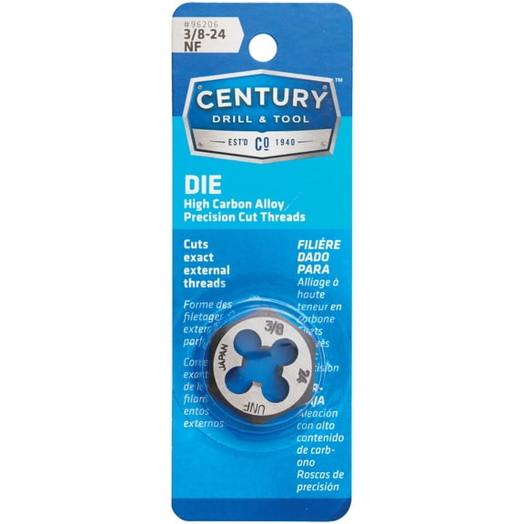 Irwin Tools 9436 3/8" x24 Nf Hex Die