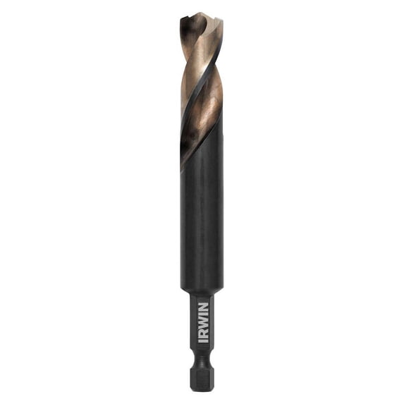 Irwin Turbomax 1/2 in. Dia. x 4-1/4 in. L Steel Impact Ready Drill Bit 1/4 in. Quick-Change Hex Shank