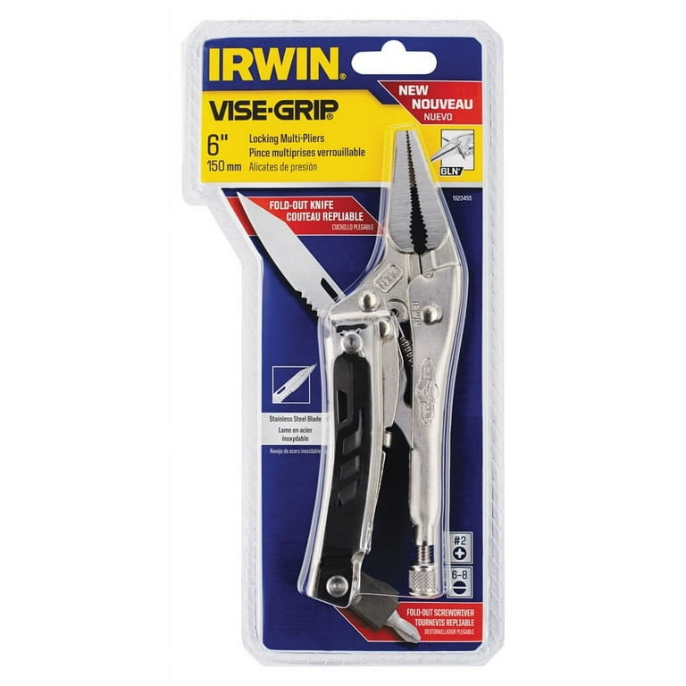 ひっき～ IRWIN Tools VISE-GRIP Pliers, Long Reach 20-Degree Bent Nose