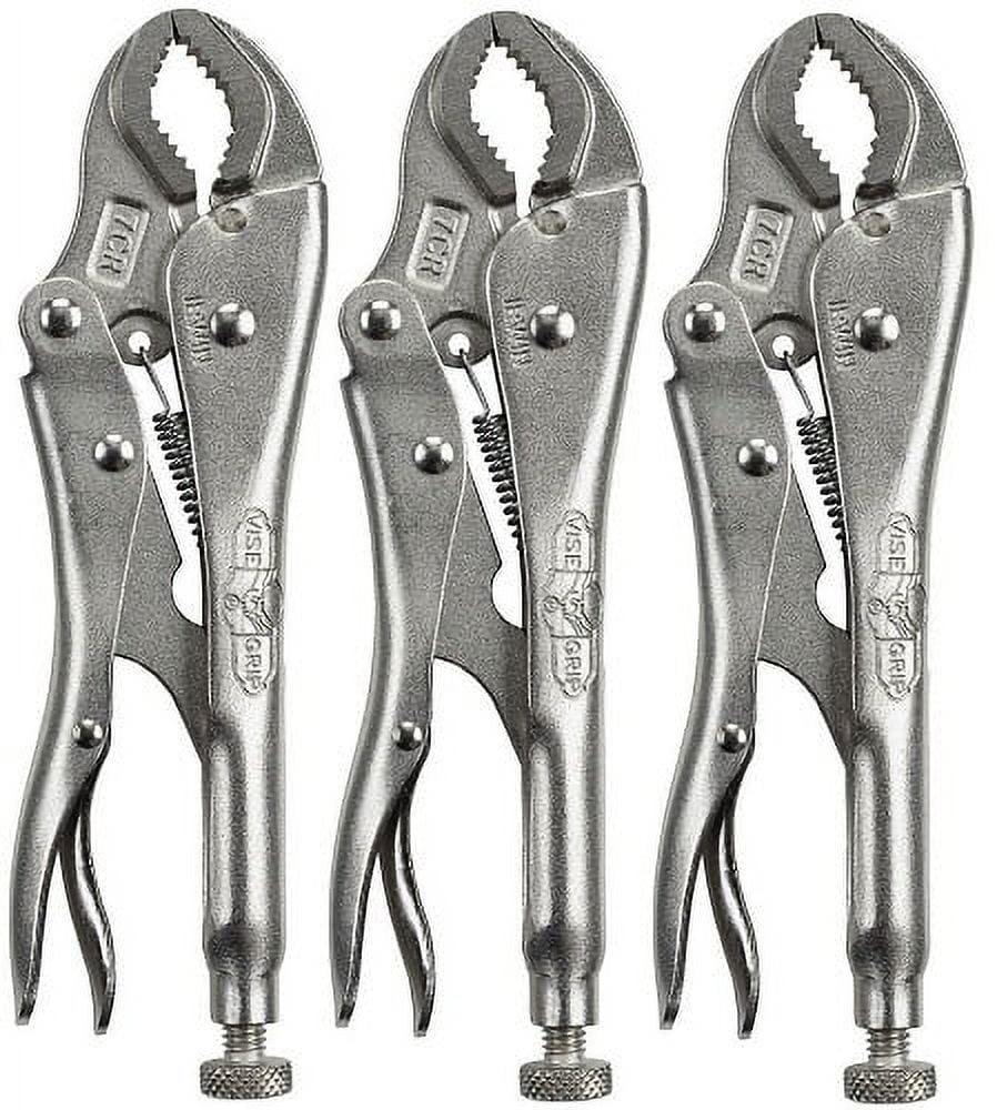 Irwin Vise Grip 7CR (3 PACK) Original Fast Release Locking Pliers