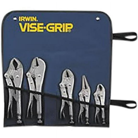 Irwin Vise-Grip VSG-IRHT82593 Locking Pliers Set with Fast Release & Kit Bag - 5 Piece