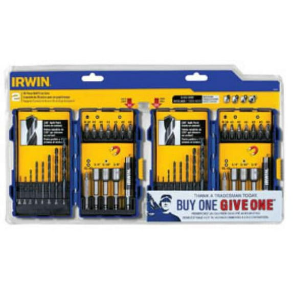 Irwin Visegrip VSG-1853418 Drill And Drive Set, 20pc, 2pk