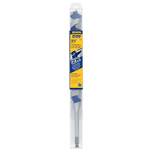 Irwin WeldTec 1-1/2 in. Dia. x 17 in. L Auger Bit 7/16 in. Quick-Change Hex Shank 1 pc.
