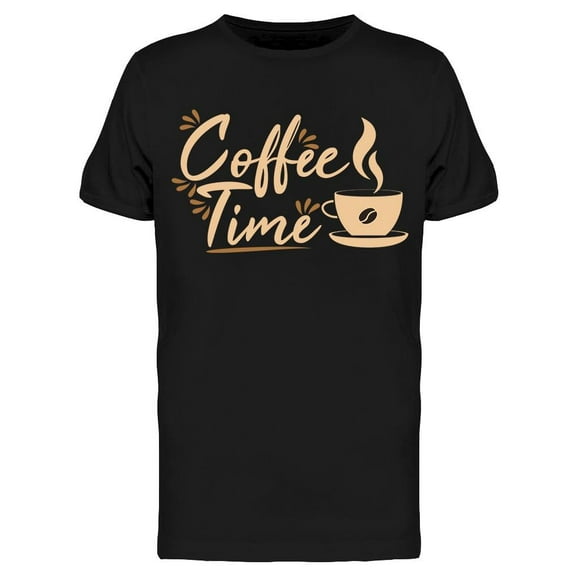 Is A Coffee Time T-Shirt Men -Image by Shutterstock Men T-Shirt, Male XX-Large