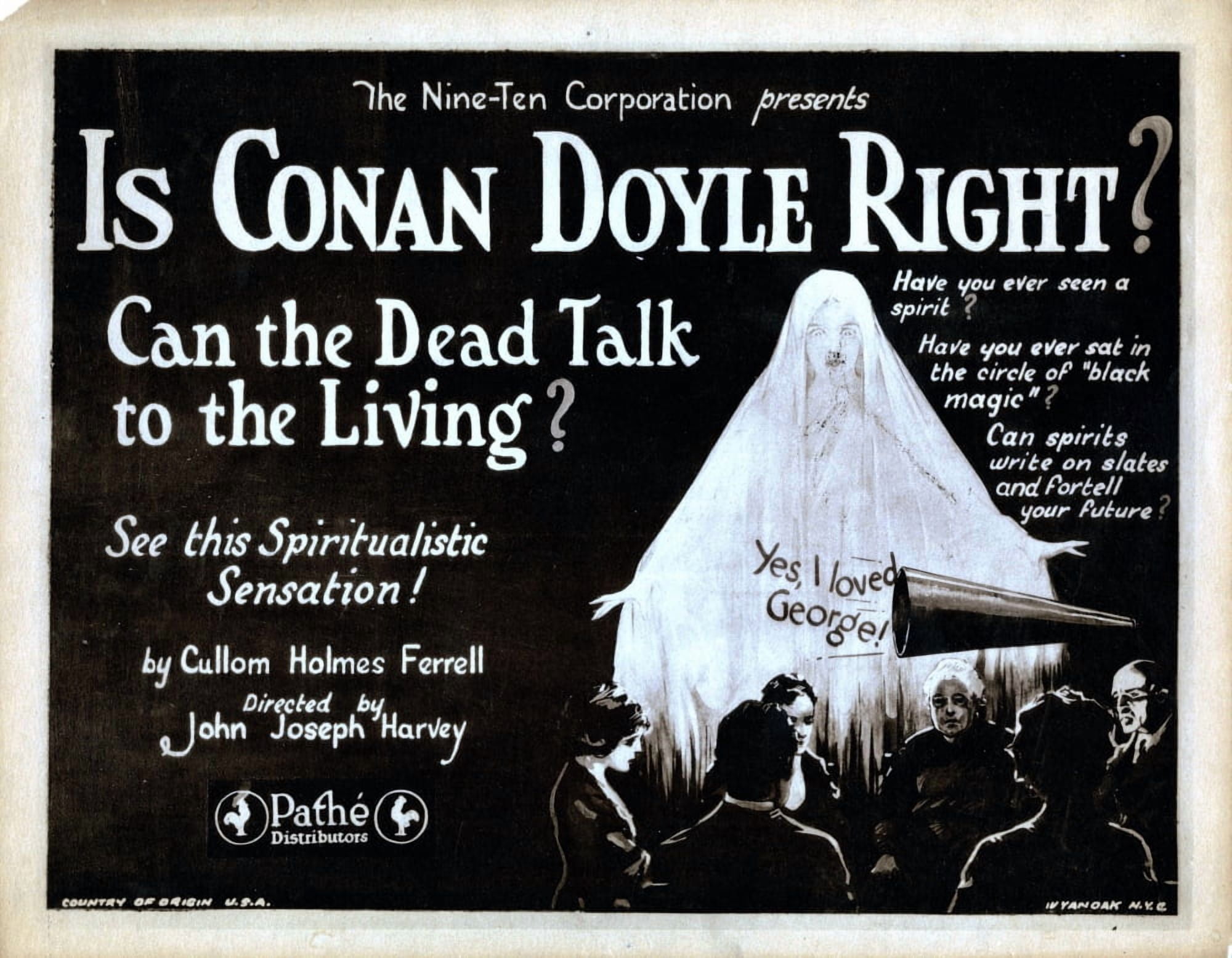 Is Conan Doyle Right Canvas Art - (28 x 22)