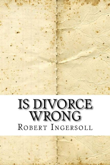 Is Divorce Wrong, (Paperback)