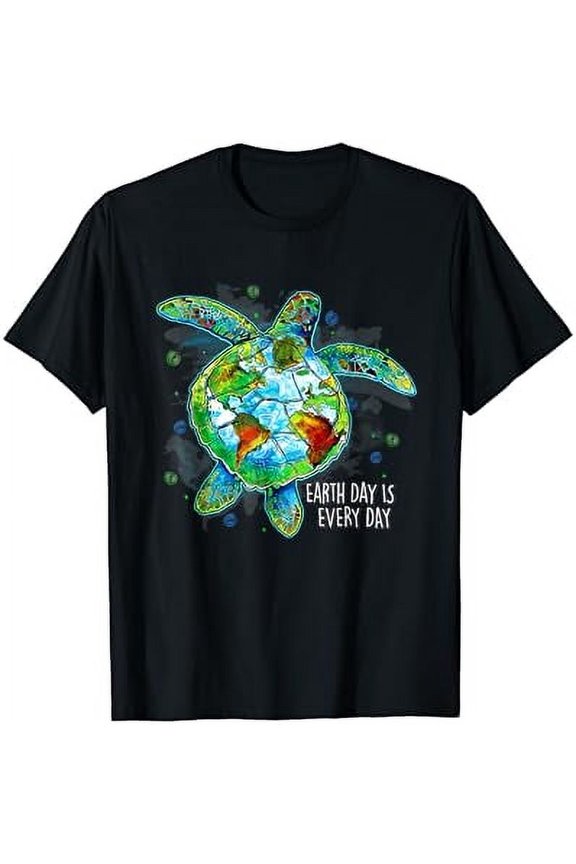 Is Every Day Sea Turtle Animal Saving Earth Version Two T-Shirt