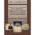 thumbnail image 1 of What It Is, Inc., and Peaches Parlor, Petitioners, V. Maynard Jackson, Mayor of Atlanta, Et Al. U.S. Supreme Court Transcript of Record with Supporting Pleadings (Paperback), 1 of 1