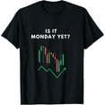 thumbnail image 1 of Is It Monday Yet Investor Day Trading Stock MarketTrader T-Shirt, 1 of 5