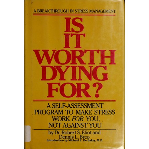 Pre-Owned Is It Worth Dying For? (Hardcover) 0553052349 9780553052343
