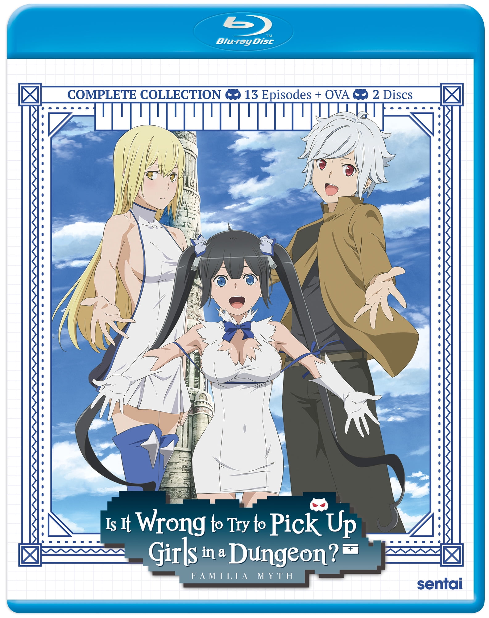 Is It Wrong to Try to Pick Up Girls in a Dungeon? Season 1 Collection&nbsp;(Blu-ray), Anime, AMC