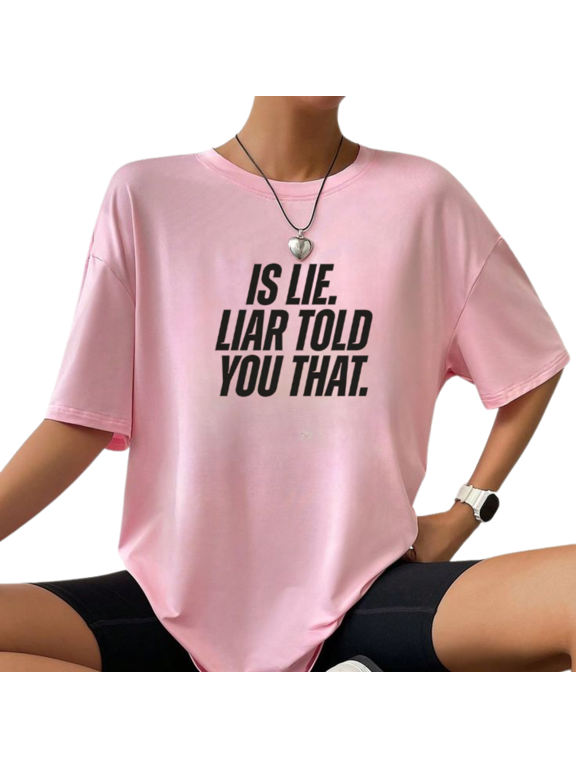 Is Lie Graphic Tee, Bold Statement Shirt, Casual T-Shirt for Men & Women