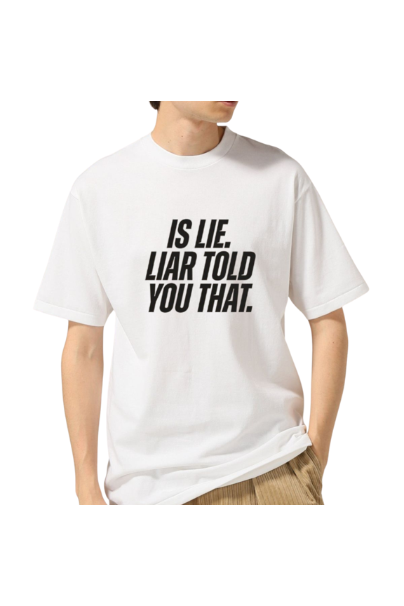 Is Lie Graphic Tee, Bold Statement Shirt, Casual T-Shirt for Men & Women
