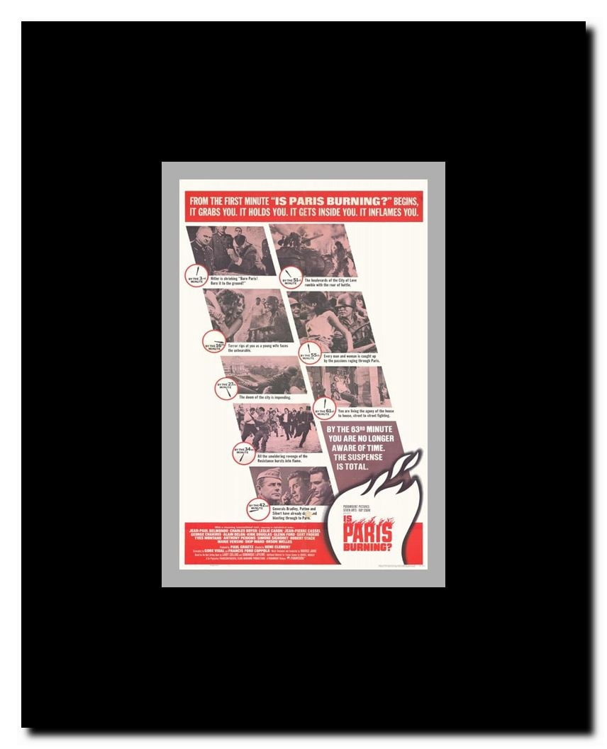 Is Paris Burning? Framed Movie Poster